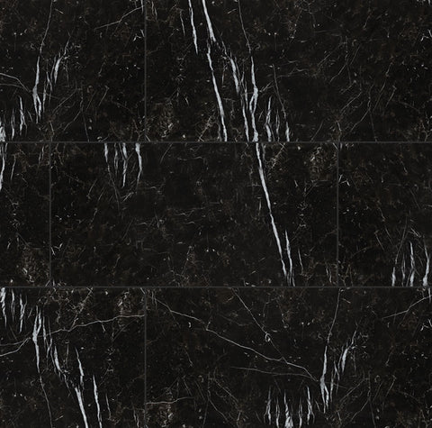 Regallo Marquina Noir Polished Porcelain Tile 12X24 MSI T-G