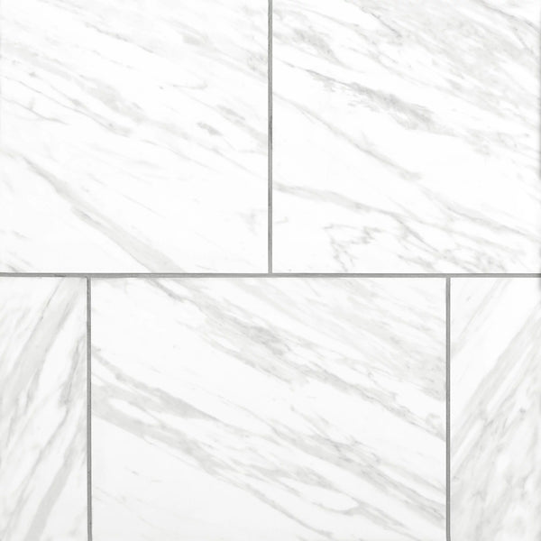 $1.99 Sqft. White Cesari Bianca 24”x24” Matte Premium Porcelain Tile Floor & Wall (15.46 Sqft. / Case)