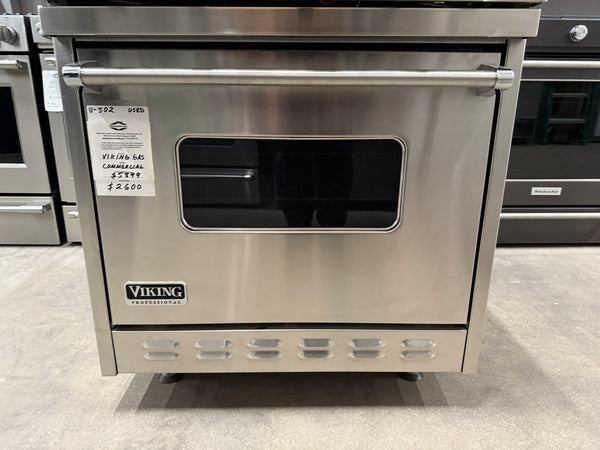 Viking - Professional 5 Series 4.0 Cu. Ft. Freestanding Gas Convection Range - Stainless Steel - H Certified Refurbished