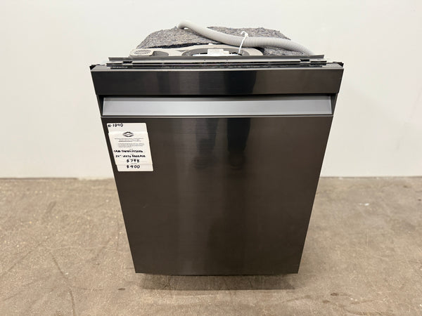 New: Scratch & Dent - Samsung DW80R9950UG 24 in. Top Control Tall Tub Dishwasher in Fingerprint Resistant Black Stainless Steel with AutoRelease, 3rd Rack, 39 dBA /N-1039