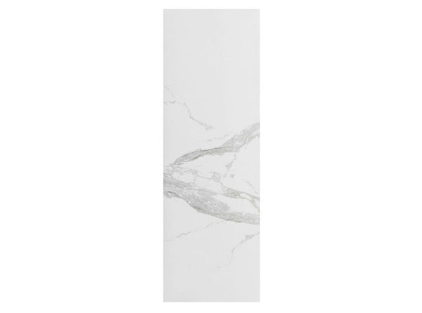 Shower System Wall & Floor Glacier Statuary 4-piece Tile Porcelain Panel Pack 31.5X63 9 MM POLISH T-G