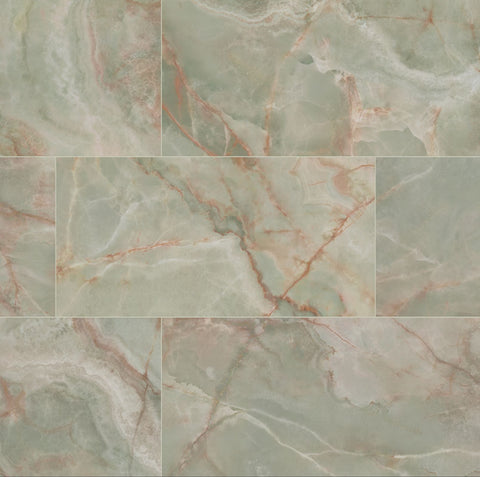 Exotika Verde Vivo 24X48 Polished Porcelain Tile MSI T-G