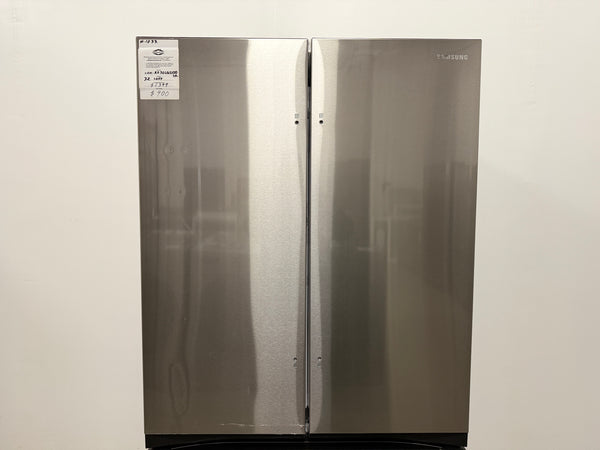 New: Scratch & Dent -Samsung RF32CG5100SR 32 cu. ft. Mega Capacity 3-Door French Door Refrigerator with Dual Auto Ice Maker in Stainless Steel / N-1033