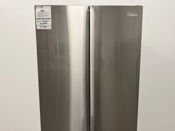 New: Scratch & Dent -Midea MRF18B4AST 18.4 cu. ft. French Door Bottom Freezer Refrigerator Stainless Steel / N-1034