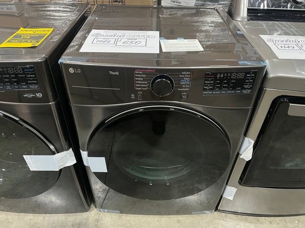 New Laundry Set - Electric: LG WM4080HBA 4.5 CUFT. Ultra Large Capacity Smart Front Load Energy Star Washer with TurboWash and AI DD + DLEX4080B 7.4 CUFT. Smart Front Load Energy Star Electric Dryer with Sensor Dry & Steam Technology