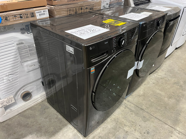New Laundry Set - Electric: LG WM4080HBA 4.5 CUFT. Ultra Large Capacity Smart Front Load Energy Star Washer with TurboWash and AI DD + DLEX4080B 7.4 CUFT. Smart Front Load Energy Star Electric Dryer with Sensor Dry & Steam Technology
