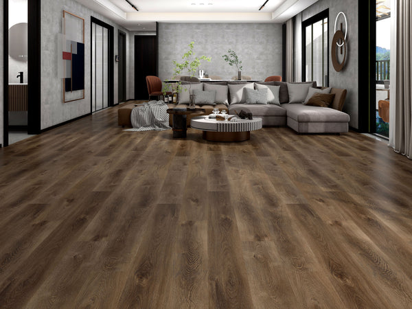 $3.55 Sqft. - WPC 7.0 Line Plank Flooring Click & Lock 8.0mm/ 20 MIL 9″ x 60″ Planks - Barbados