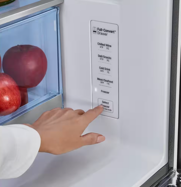 LG LRMVC2306S 23 cu. ft. Smart wi-fi Enabled InstaView™ Door-in-Door® Counter-Depth Refrigerator with Craft Ice™ Maker