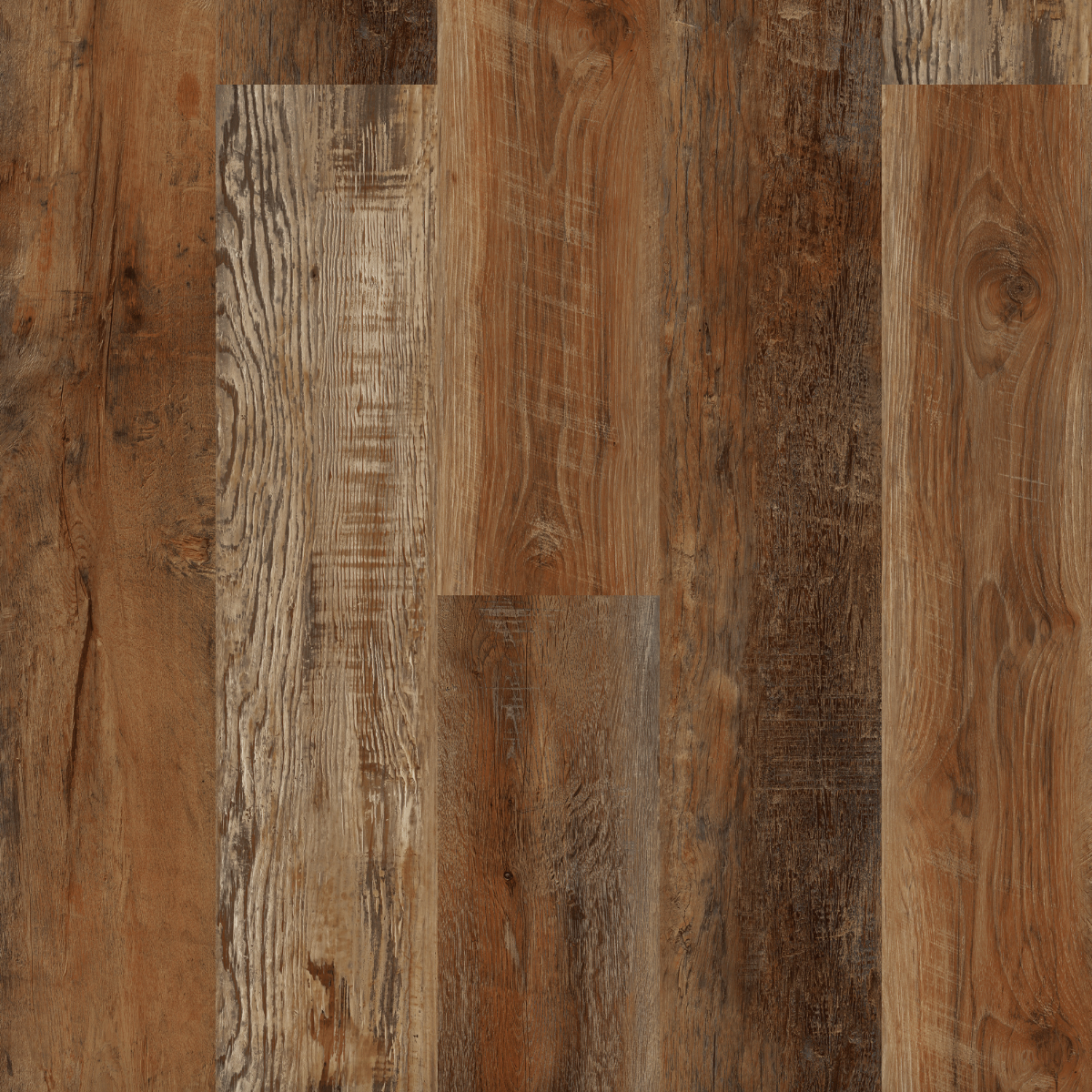 $2.79 Sqft. - Commercial SPC 5.0 Line Luxury Vinyl Plank Flooring Click & Lock 5.0mm - Acorn