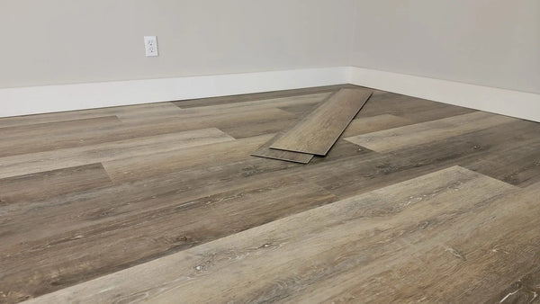 $2.99 Sqft. - Heavy Commercial SPC 6.0 Line Luxury Vinyl Plank Flooring Click & Lock 6.0mm 9″ x 60″ Planks - Niagara