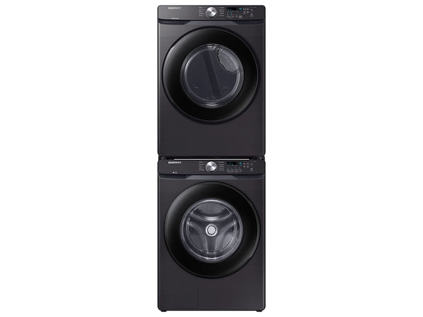 Samsung 4.5 cu. ft. Front Load Washer with Vibration Reduction Technology+ in Brushed Black WF45T6000AV/A5 / WF45T6000AV/A5 & 7.5 cu. ft. Electric Dryer with Sensor Dry in Brushed Black DVE45T6000V/A3 / DVE45T6000V/A3