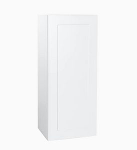 Cambridge 18-in W x 36-in H x 12-in D Shaker White Wood Laminate Door Wall Ready To Assemble Stock Prefabricated Cabinet