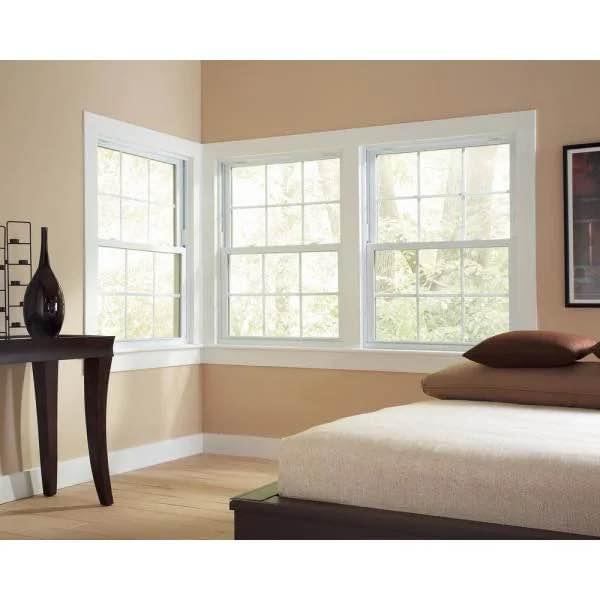 American Craftsman 33.75 in. x 40.75 in. 70 Series Double Hung White Vinyl Window with Nailing Flang