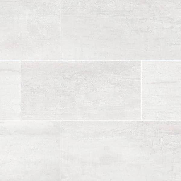 MSI Metallic White 12x24 Matte Ceramic Floor Wall Tile (13 cases/ 284 sqft.)