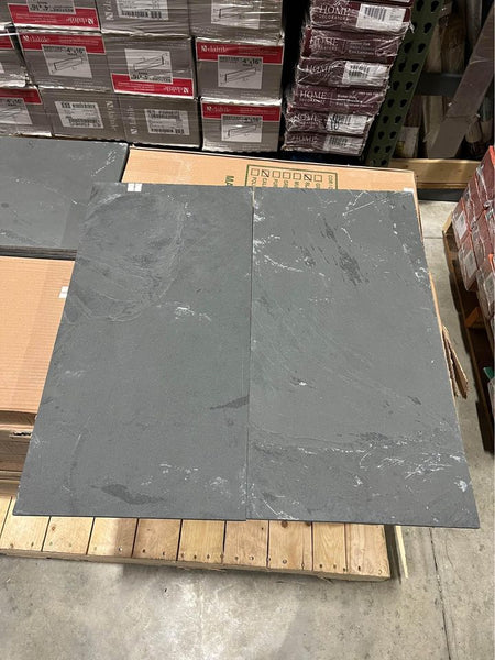 MSI Montauk Black 12 in. x 24 in. Slate Floor and Wall Tile (10 sq. ft. / Case)