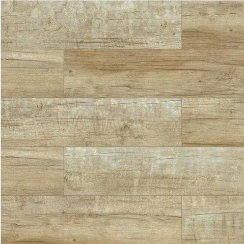 TrafficMaster 6”x24” Light Rustic Wood Ceramic Tile Wall & Floor Pallet (18cases/306sqft.)