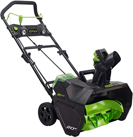 Greenworks PRO 20-Inch 80V Cordless Snow Thrower, Battery Not Included