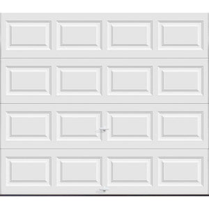 Clopay Classic Collection 8 ft. x 7 ft. 6.3 R-Value HDS Insulated Solid White Garage Door