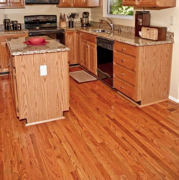 White Oak 3/4 in. Thick x 2-1/4 in. Wide x 84 in. Length Solid Hardwood Flooring (19.5 sq. ft. / case) by Bridgewell Resources Pallet