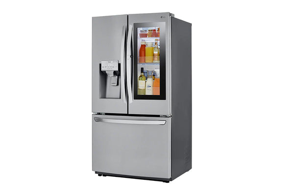 NEW: LG Electronics 26 Cu. Ft. French Door Smart Refrigerator with InstaView Door-in-Door Glide N' Serve in PrintProof Stainless Steel MOD: LFXS26596S /10