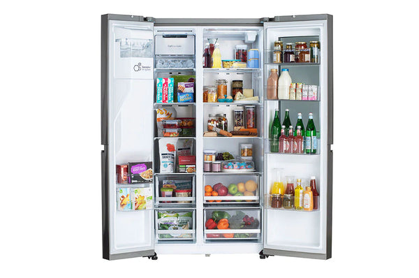 NEW: LG LRSOS2706S 27 cu. ft. Side-By-Side InstaView™ Refrigerator