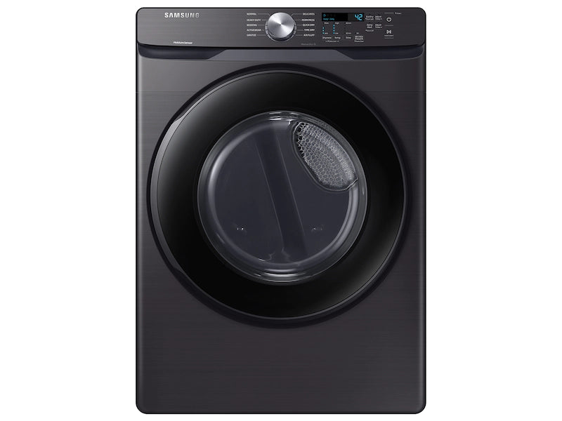 NEW: Samsung 7.5 cu. ft. Stackable Vented Gas Dryer with Sensor Dry in Brushed Black