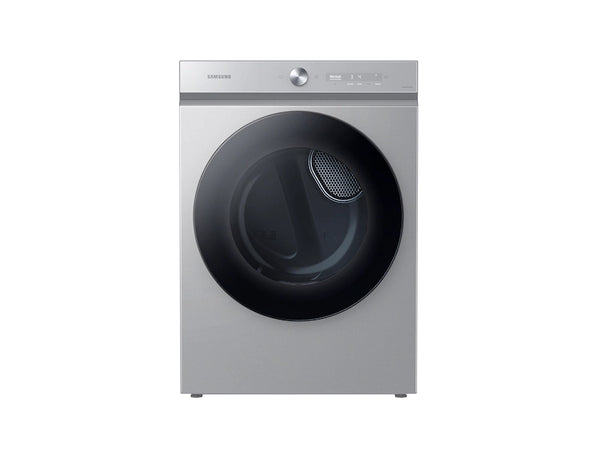 NEW: Samsung Bespoke 7.6 Cu. Ft. Silver Steel Ultra Capacity Electric Dryer With Super Speed Dry And AI Smart Dial - DVE53BB8700TA3