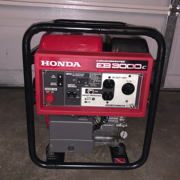 Honda EB3000C CYCLOCONVERTER Portable Generator — 3000 Surge Watts, 2600 Rated Watts, CARB-Compliant, Model# EB3000CK2A