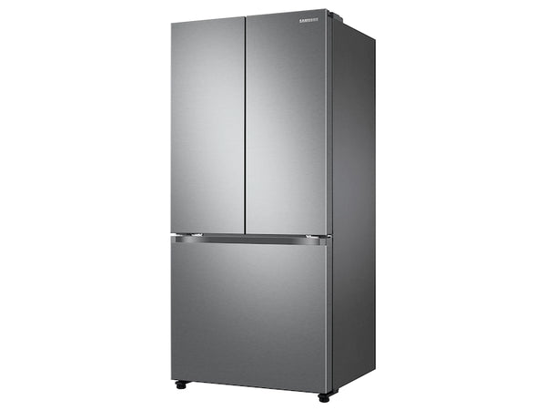 NEW: Samsung  17.5 cu. ft. 3-Door French Door Smart Refrigerator in Stainless Steel, Counter Depth