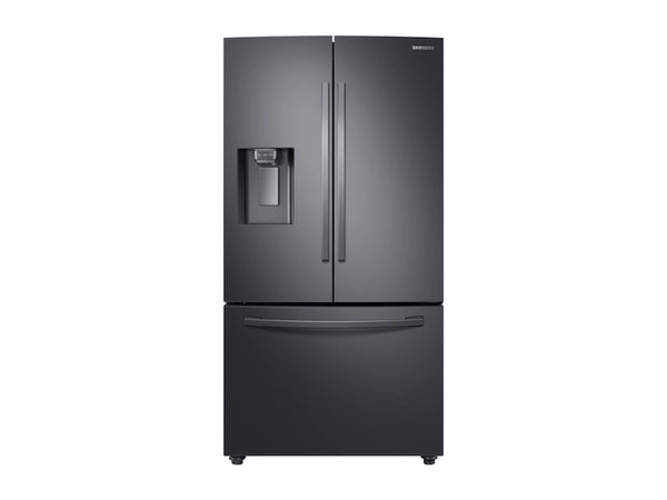 NEW: Samsung 23 cu. ft. 3-Door French Door, Counter Depth Refrigerator with CoolSelect Pantry™ in Black Stainless Steel