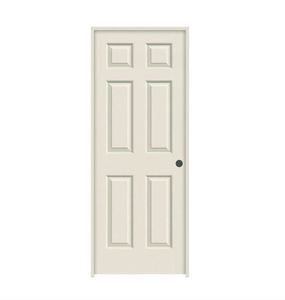 JELD-WEN 32 in. x 80 in. Colonist Primed Left-Hand Smooth Molded Composite MDF Single Prehung Interior Door