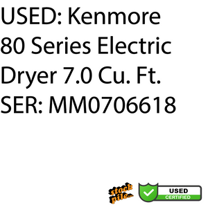 Certified Used Kenmore 7 Cu Ft Freezer