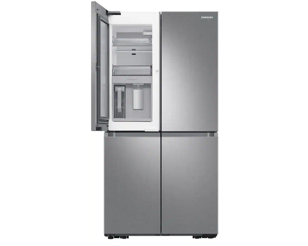 NEW: Samsung - 29 cu. ft. 4-Door Flex French Door Refrigerator with WiFi, Beverage Center and Dual Ice Maker - Stainless steel Model:RF29A9671SR/AA