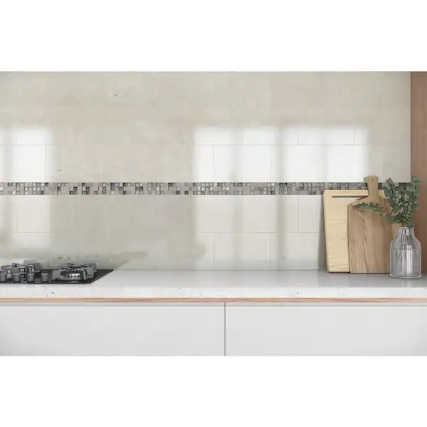 ELIANE Delray Beige 8 in. x 12 in. Ceramic Wall Tile (484.5 sq. ft. / 30 cases)