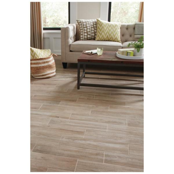 Blonde Wood 6 in. x 24 in. Glazed Porcelain Floor and Wall (14.5 sqft case) by Lifeproof