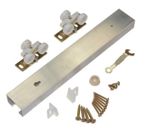 100PD Series 72 in. Pocket Door Track and Hardware Set by Johnson Hardware