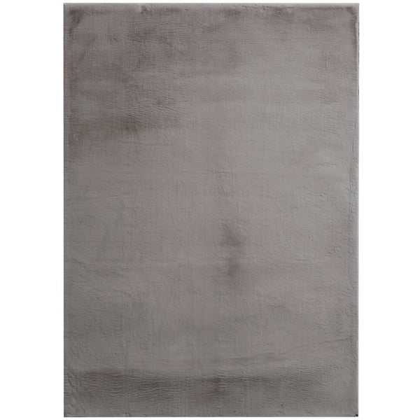 Bazaar Piper Gray 7 ft. 6 in.  x 9 ft. 6 in. Solid Polyester Area Rug