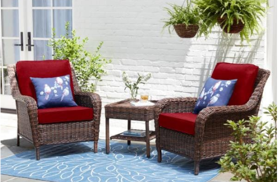 Cambridge Brown Wicker Outdoor Patio Lounge Chair