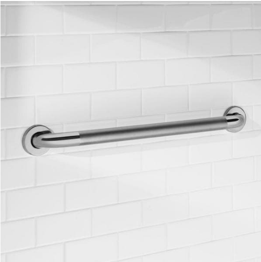 42 in. Concealed Peened ADA Compliant Grab Bar in Polished Stainless Steel by Glacier Bay
