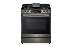 NEW: LG LSGL6337D 6.3 cu ft. Smart Wi-Fi Enabled ProBake Convection® InstaView™ Gas Slide-in Range with Air Fry