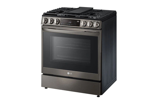 NEW: LG LSGL6337D 6.3 cu ft. Smart Wi-Fi Enabled ProBake Convection® InstaView™ Gas Slide-in Range with Air Fry