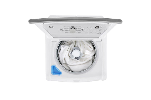 NEW: LG WT7155CW 4.8 cu. ft. Mega Capacity Top Load Washer with 4-Way™ Agitator & TurboDrum™ Technology