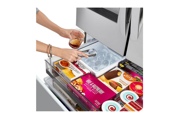 NEW: LRFXC2416S 24 cu. ft. Smart wi-fi Enabled Counter-Depth Refrigerator with Craft Ice™ Maker