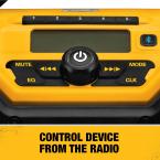DEWALT 20-Volt MAX or FLEXVOLT 60-Volt MAX Lithium-Ion Bluetooth Radio with built-in Charger