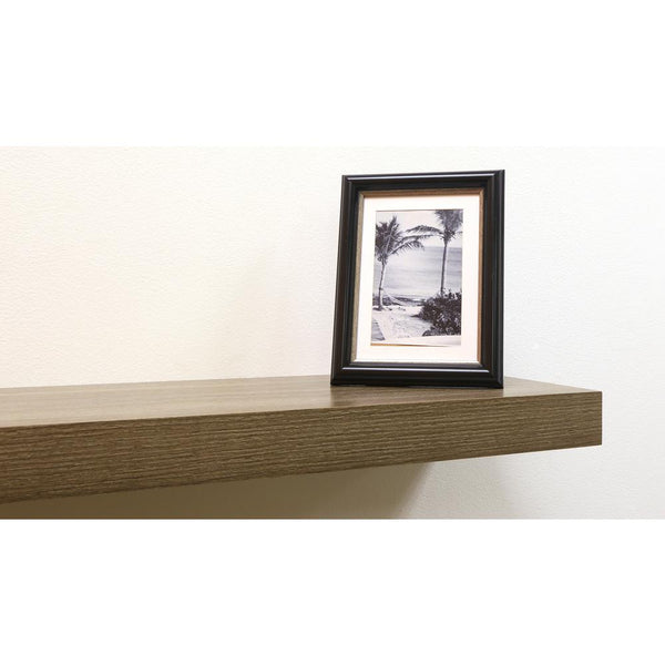 Home Decorators Collection 23.6 in. W x 10.2 in. D x 2 in H Driftwood Gray Oak Floating Shelf