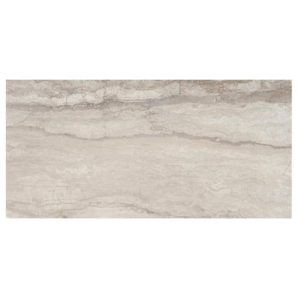 Vettuno Greige 12 in. x 24 in. Glazed Porcelain Floor and Wall Tile (280.80 sq. ft. / 18 cases ) by Marazzi