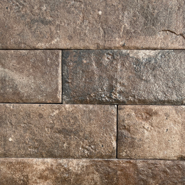 Daltile Brickwork - 2" x 8" Rectangle Wall Tile - Textured Stone