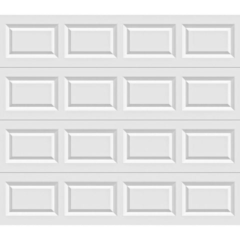 Clopay Classic Collection 8 ft. x 7 ft. Non-Insulated White Garage Door
