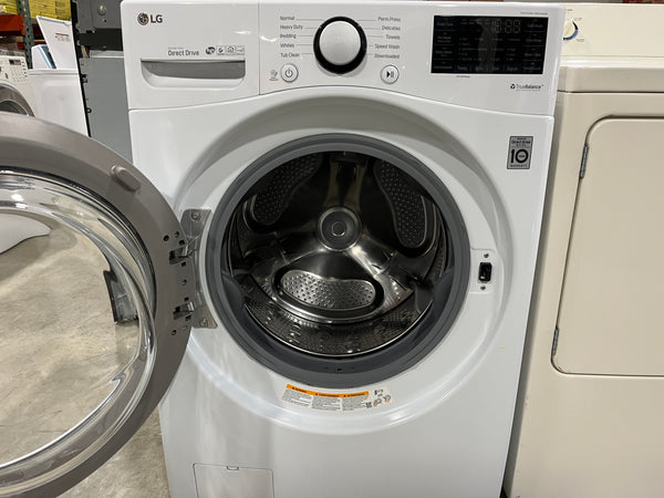 USED: Lg Appliance White Front-Load Washer 5.2 Cu. Ft. MOD: WM3500CW