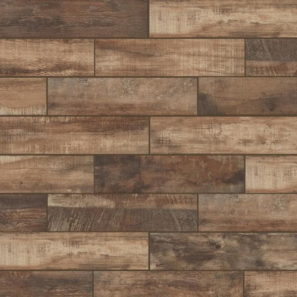 Florida Tile Home Collection Wind River Beige 6 in. x 24 in. Porcelain Floor and Wall Tile (322 sq. ft. / 23 case)